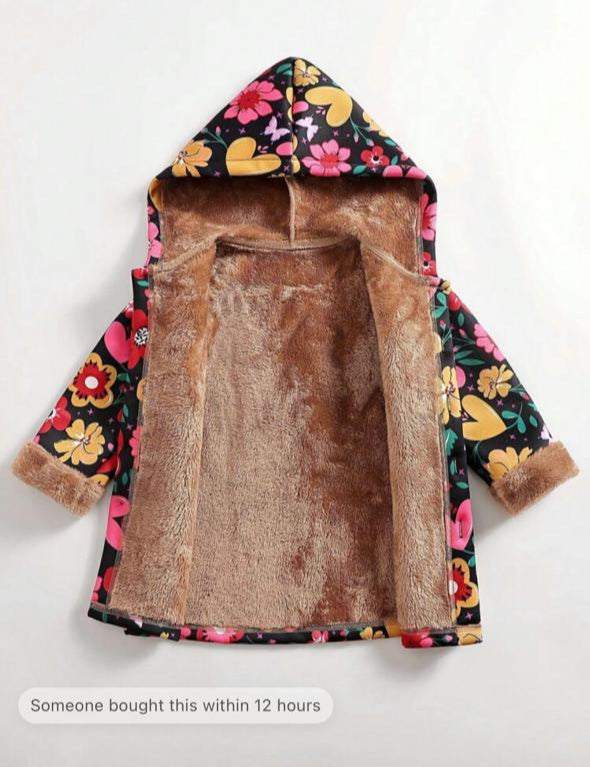 SHEIN Floral long Coat