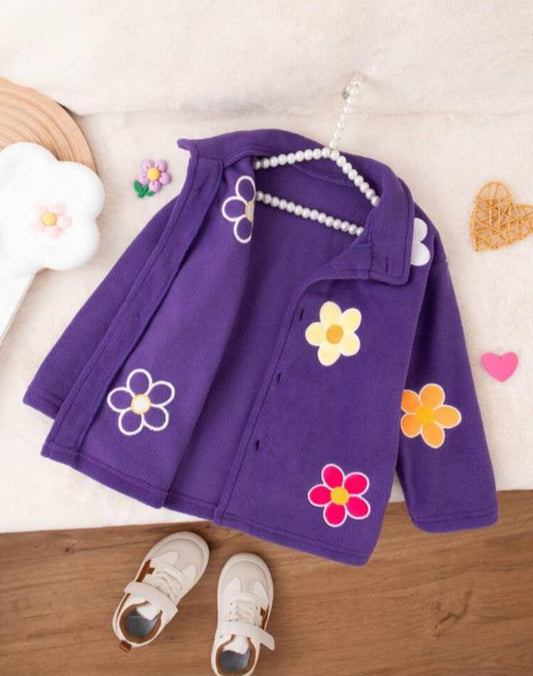 SHEIN Floral Hooded Jacket