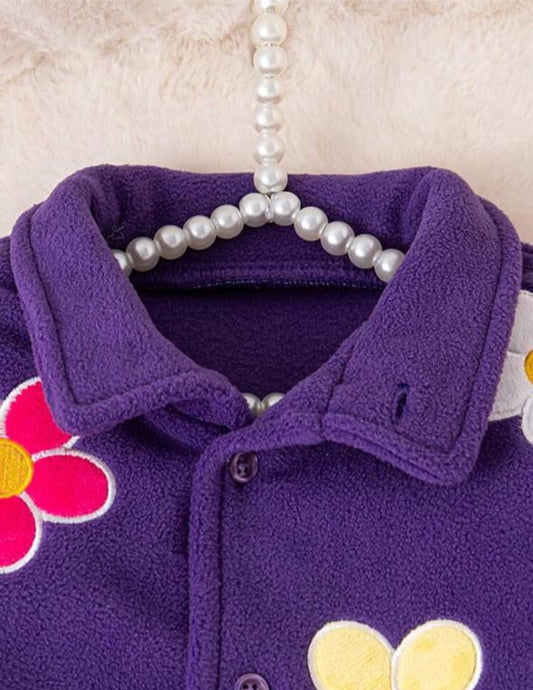 SHEIN Floral Hooded Jacket