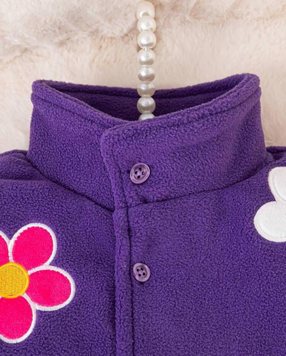 SHEIN Floral Hooded Jacket