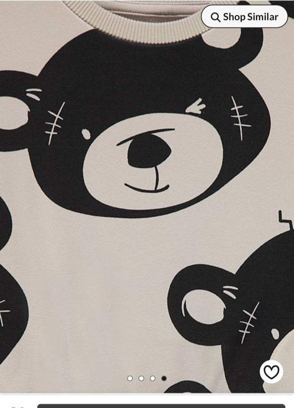 George Neutral Bears Sweatshirt & Trouser Set