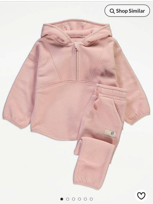 George Fleece Zip Hoodie & Jogger Set