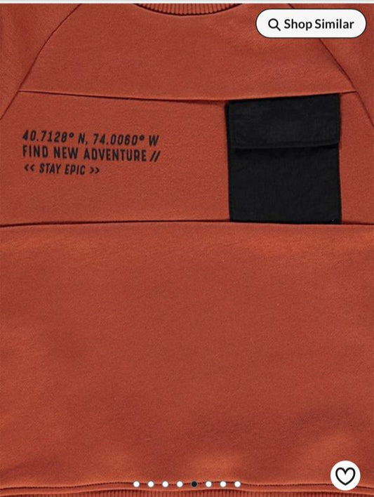 George Rust Sweatshirt & Cargos Set