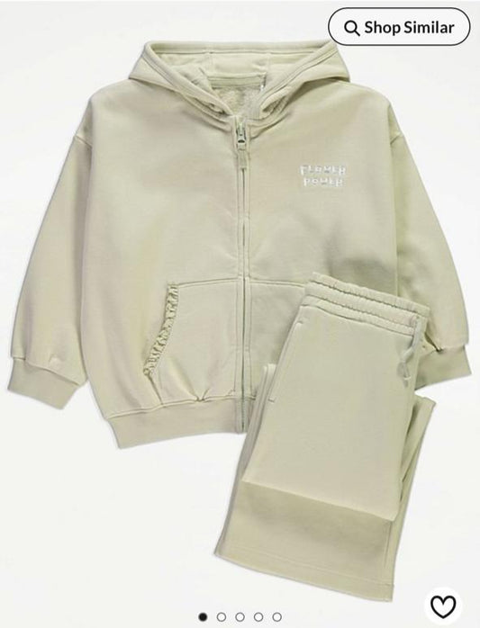 George "Flower Power" Zip up Hoodie & Jogger Set