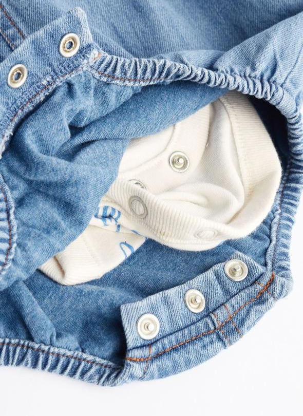 Next Appliquéd Bunny Dungarees