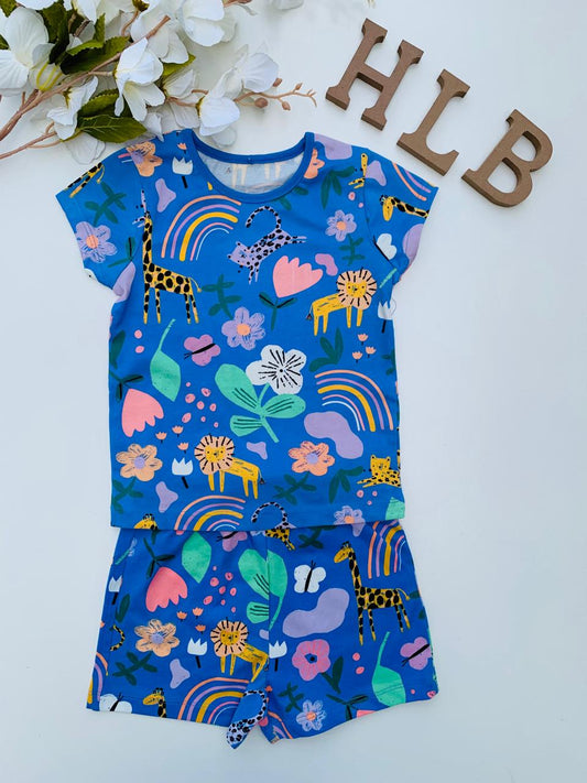 George Rainbows Shirt & Shorts Set