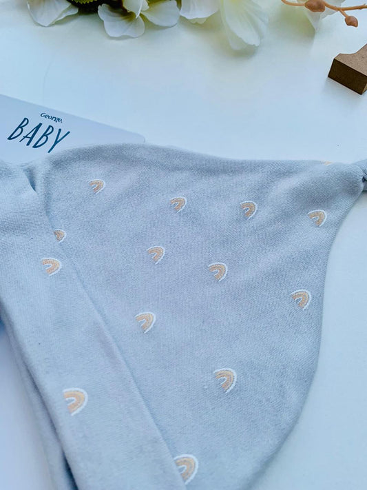 George Rainbows Cap & Mittens Set