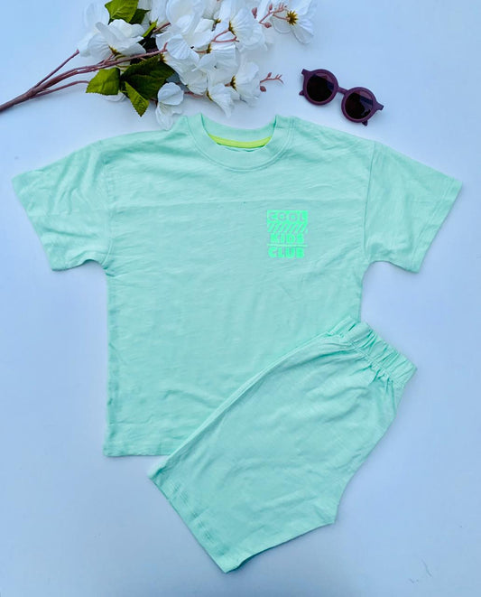Next "Cool Kids Club" Shirt & Short Set