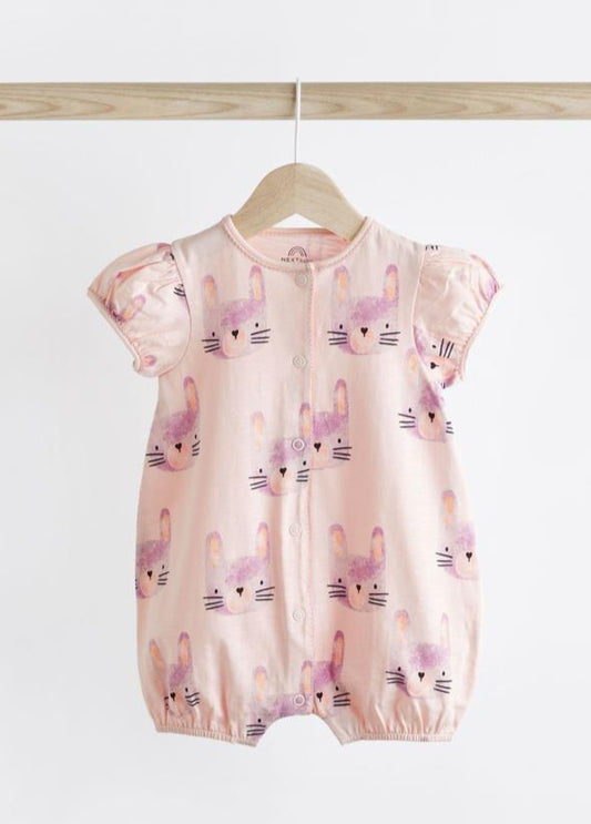 Next Printed Bunny Romper