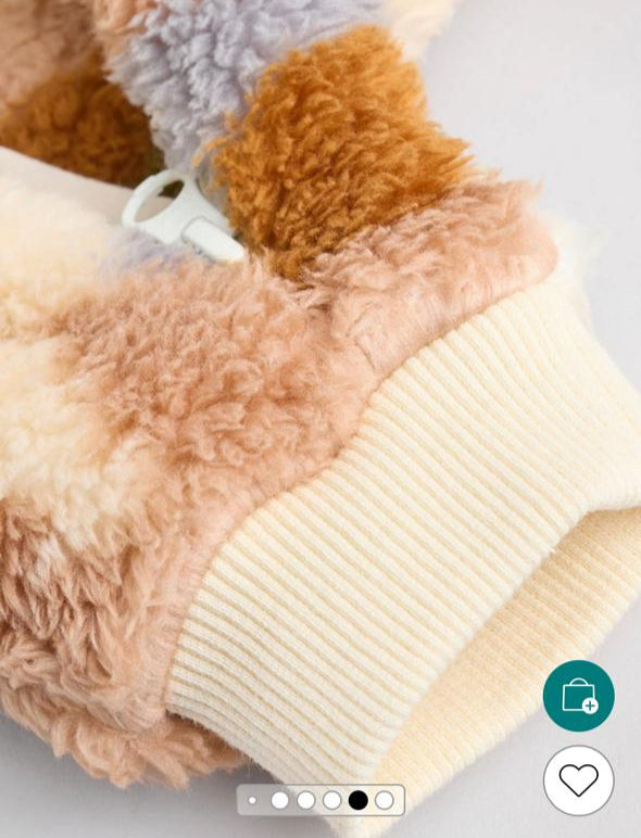 Next Sherpa Camouflage Sleepsuit