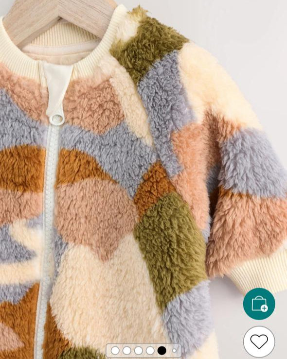 Next Sherpa Camouflage Sleepsuit