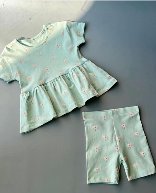 George Floral Shirt & Shorts Set