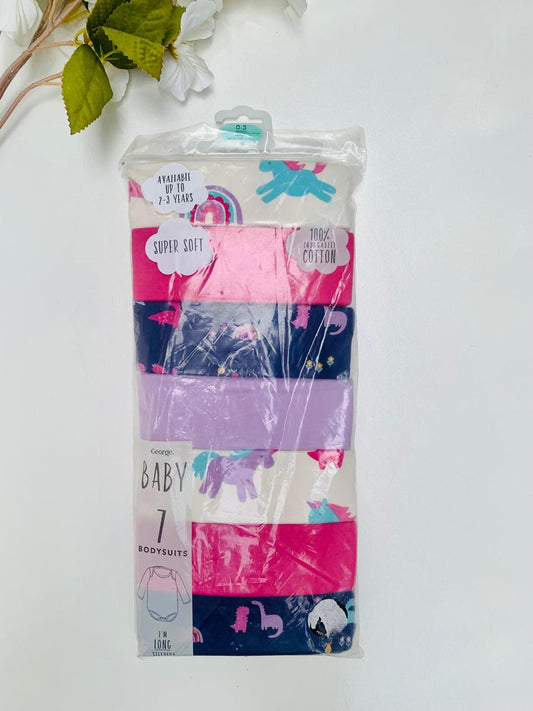 George Pack of 7 Fullsleeves Bodysuits