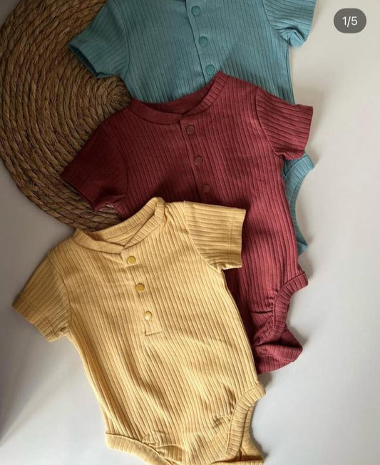 George Pack of 3 Half Sleeve Bodysuits