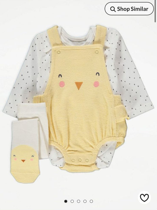 George Chick Romper Bodysuit with Leggings