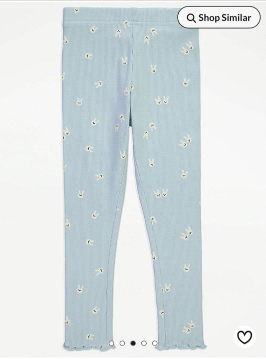 George Bunny Oversized Sweatshirt & Tights Set