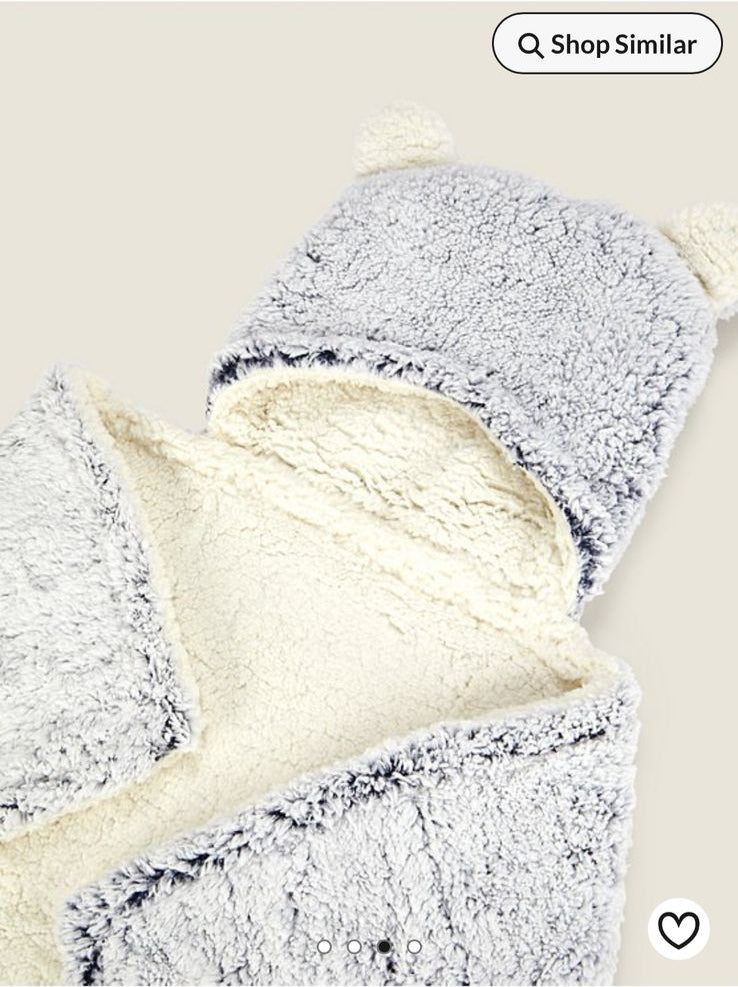 George Hooded Sherpa Blanket