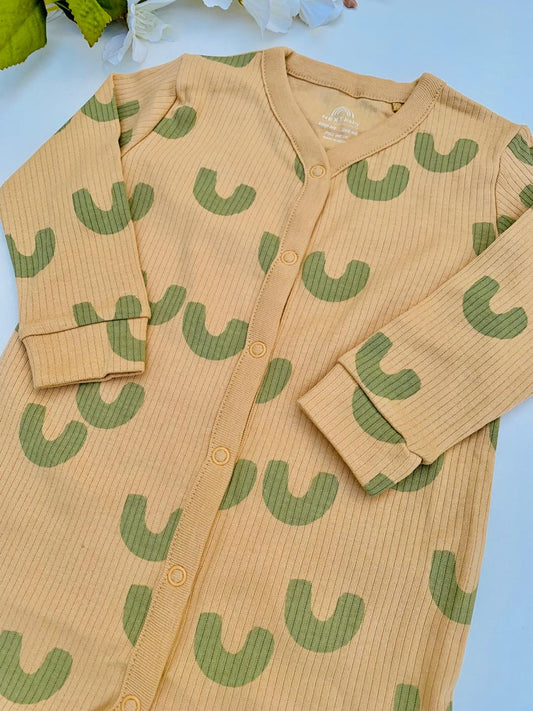 Next ribbed Sleepsuit