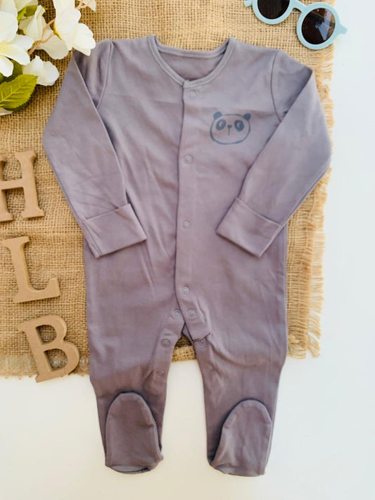 George Panda Face Sleepsuit