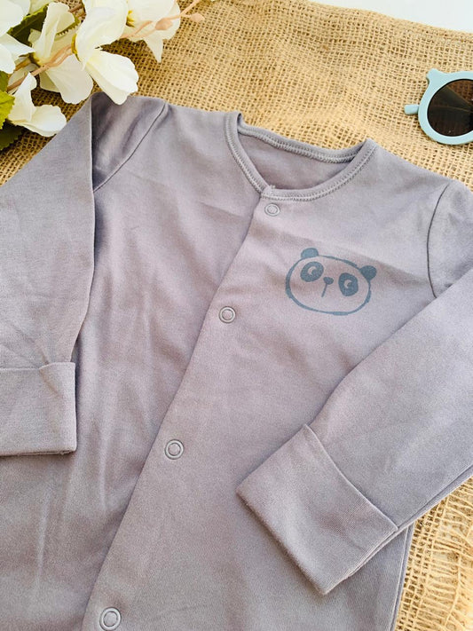 George Panda Face Sleepsuit