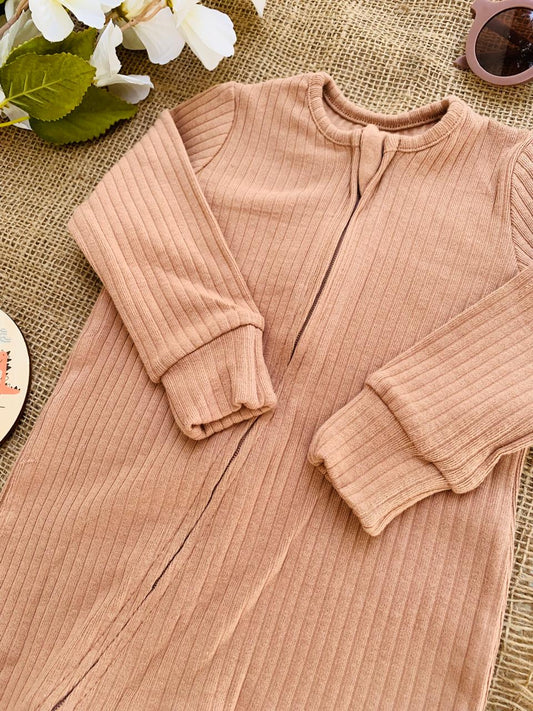 George Plain Zipped Sleepsuit