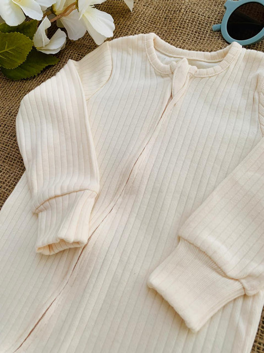George Plain Zipped Sleepsuit
