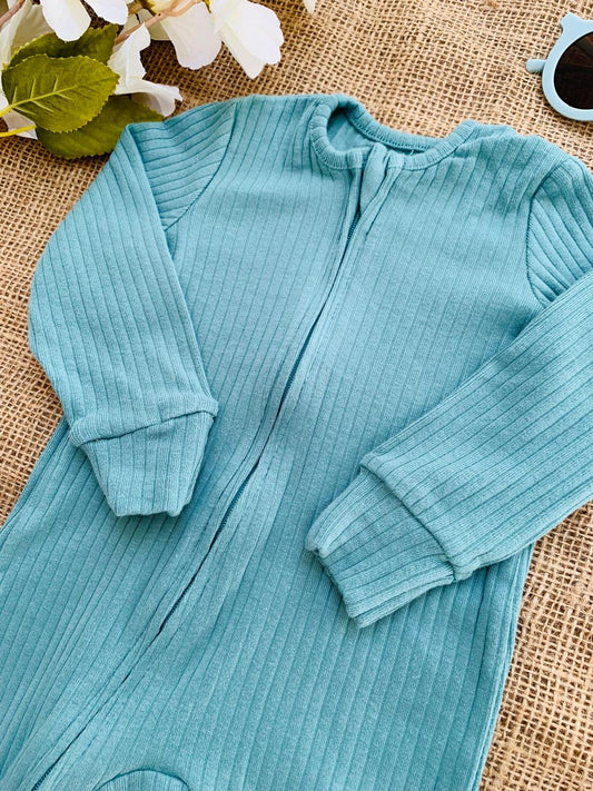 George Plain Zipped Sleepsuit