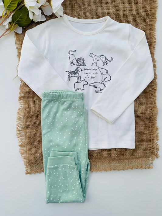 George Safari Animals Shirt & Trouser Set