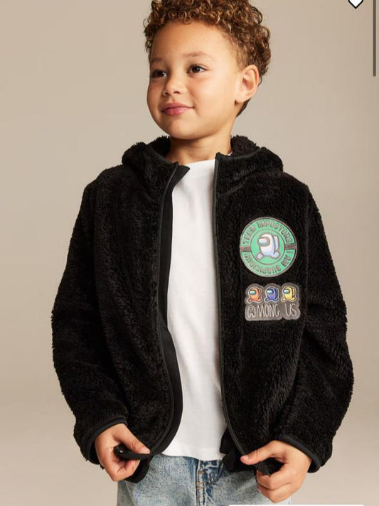 H&M "Among Us" Woollen Hooded Jacket