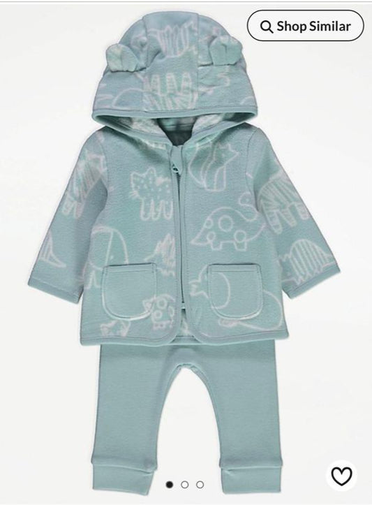 George Hooded Fleece Jacket with Trouser