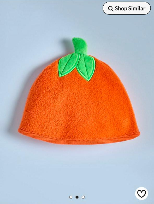 George Pumpkin Fleece Sleepsuit with Cap