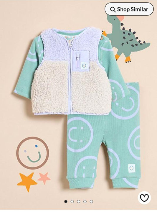 George Little Angle Gilet Shirt & Trouser Set