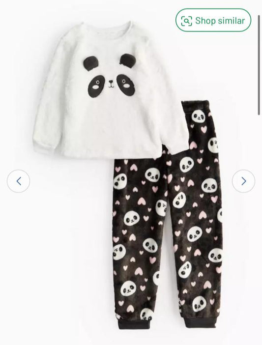 Tu Clothing Panda Woollen Shirt & Trouser Set
