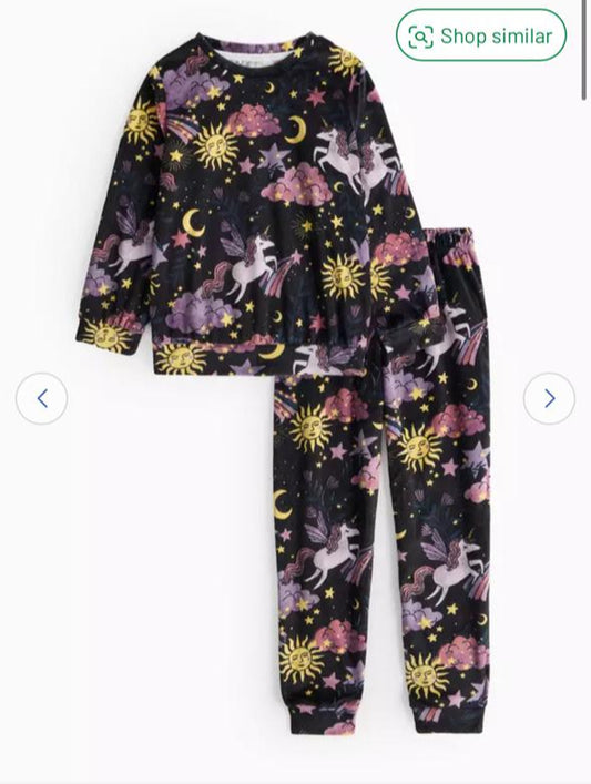 Tu Clothing Velour Shirt & Trouser Set