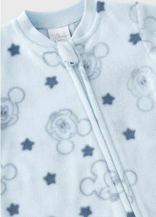 Matalan Mickey Mouse Fleeced Sleepsuit