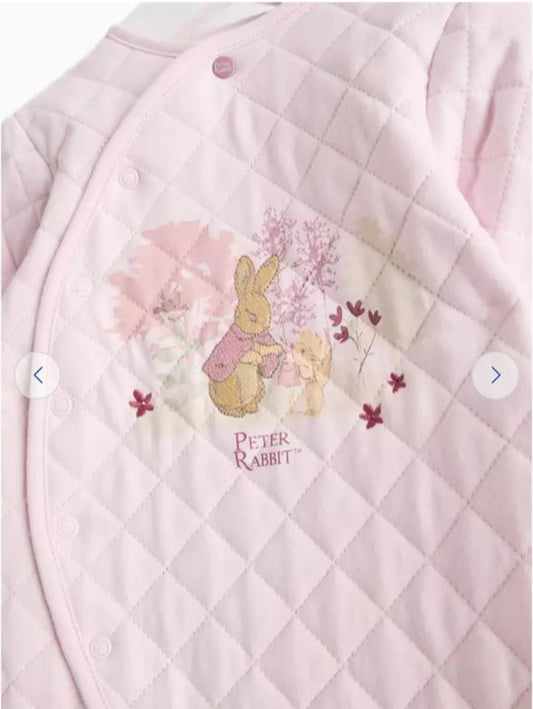 Tu Clothing Peter Rabbit Quilted Sleepsuit