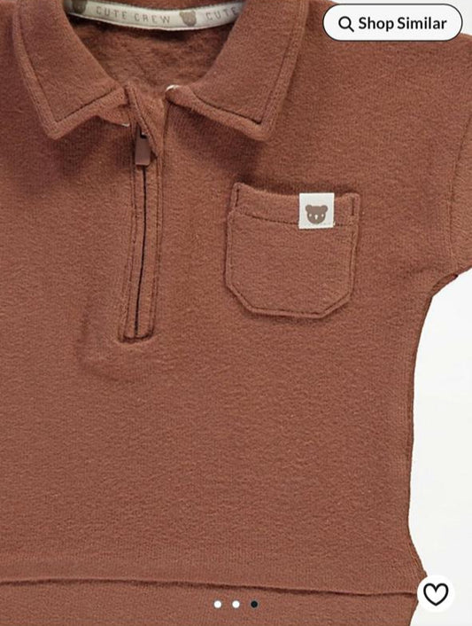 George Tan Soft Touch Sweatshirt & Trouser Set