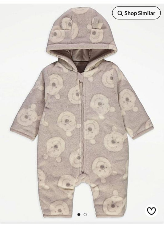 George Winnie the Pooh Hooded Sleepsuit