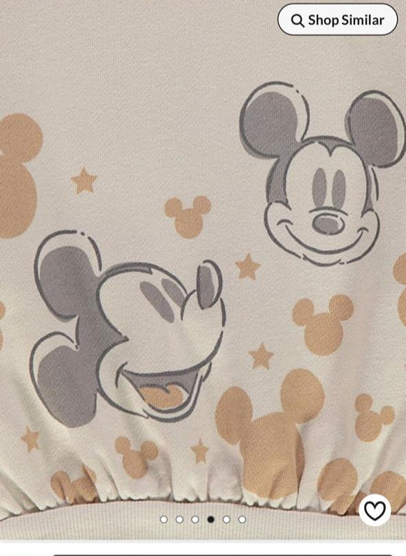 George Mickey Mouse Sweatshirt & Trouser Set