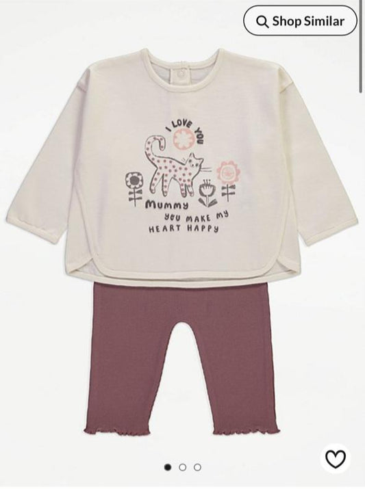 George "I Love You" Shirt & Trouser Set