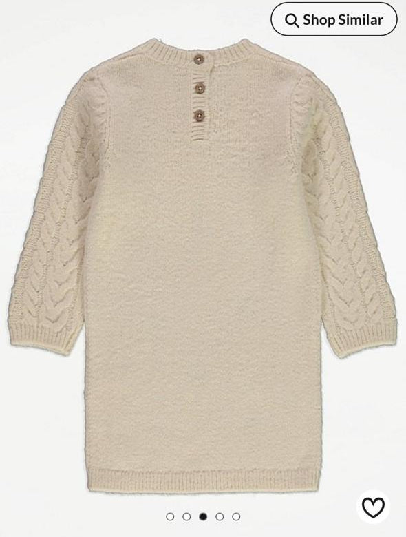 George Long Embroidered Sweater with Leggings