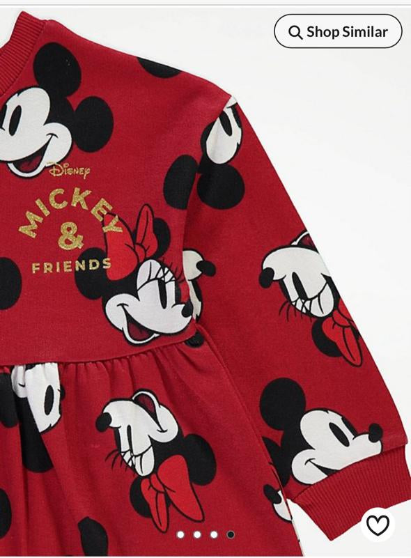 George Disney Mickey & Friend Sweat Frock with Bag