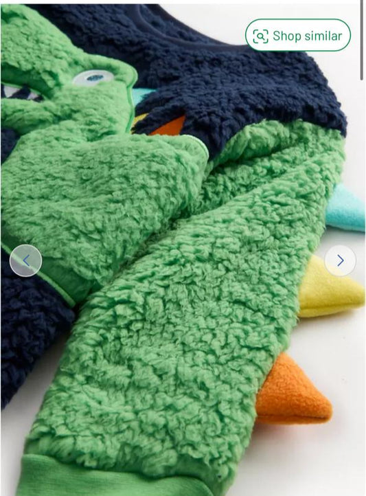 Tu Clothing Dinosaur Fleece Shirt & Trouser Set