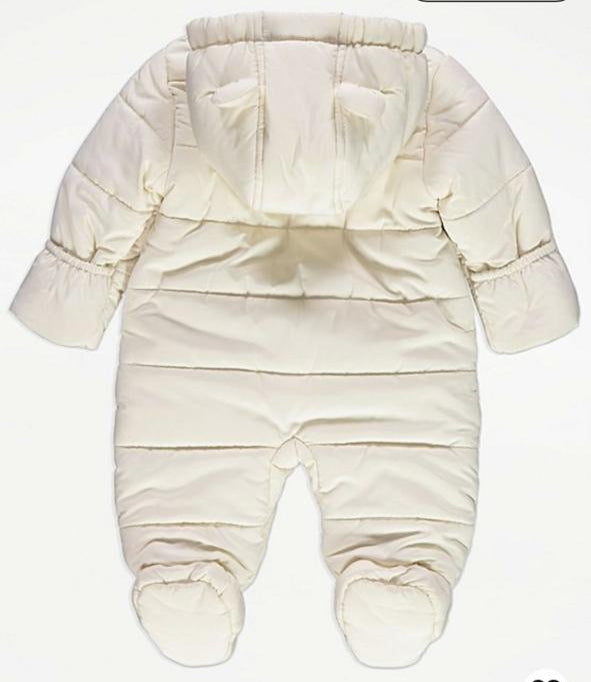 George Double Zip Fasten Padded Pram suit