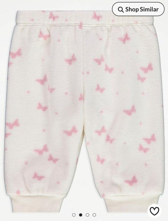 George Bambi Embroidered Fleece Shirt & Trouser Set