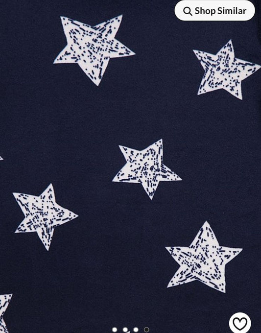 George Printed Stars Shirt & Trouser with Socks