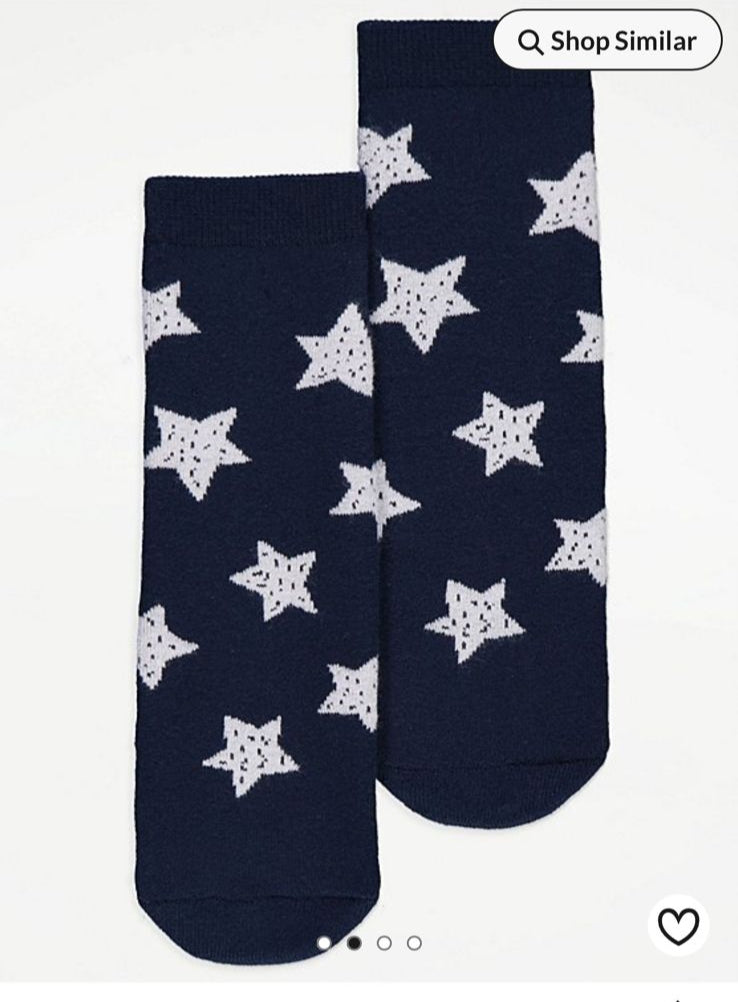 George Printed Stars Shirt & Trouser with Socks