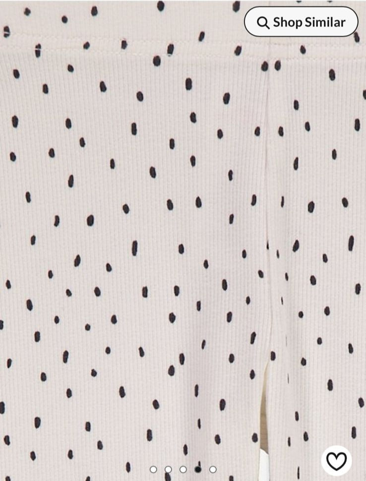 George Charcoal Spotty Love Sweatshirt & Legging Set