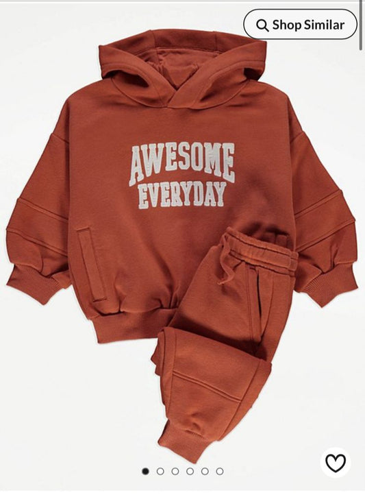 George “Awesome” Sweat Hoodie & Joggers Set