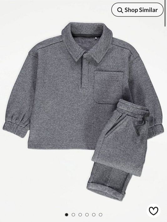 George Grey Relaxed Pocket Sweatshirt & Joggers Set